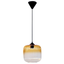 Φωτιστικό Οροφής GL-6010/20 -A- 1/L 02-0436 1xE27 20x100cm Honey Heronia