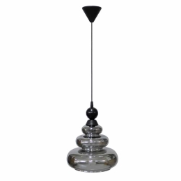 Φωτιστικό Οροφής GL-6030/25 -B- 1/L 02-0442 1xE27 25x110cm Fume Heronia