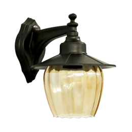 Φωτιστικό Τοίχου - Απλίκα ΑΡ-98ΑΝ Black 07-1311 Heronia