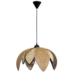 Φωτιστικό Οροφής ΗΚ-70 1/L 14-0323 1xE27 40x100cm Natural-Brown Heronia