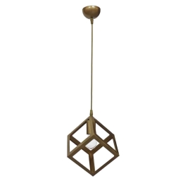 Φωτιστικό Οροφής Kyvos 34-0351 1/E27 Φ22x80cm Gold Matte Heronia Μέταλλο