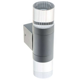 Φωτιστικό Τοίχου - Απλίκα HA5504A 11x22cm Led 180lm 4W 3000K Grey Aca