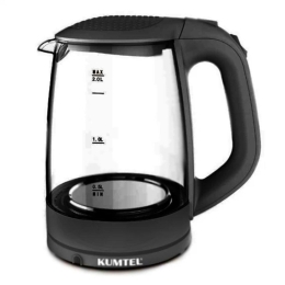 Βραστήρας HMK-03 0233656 2lt Black Πλαστικό, Γυαλί
