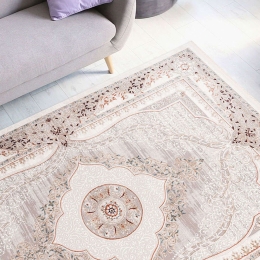 Χαλί Akropolis 525 Grey-Salmon Kayoom 160X230cm