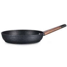 Τηγάνι Αντικολλητικό Indigo HS00160522 Φ22x4,5cm Brown-Black Max Home 22cm Αλουμίνιο