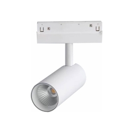 Σποτ Μαγνητικής Ράγας HUBE1240W 48V DC 12W 4000K 800Lm 36° Osram RA90 5x11cm White Aca