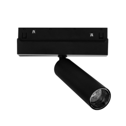 Σποτ Μαγνητικής Ράγας Μini HUBEM830B Φ3x11cm Led 800lm 8W 3000K Black Aca