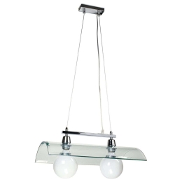 Φωτιστικό Οροφής - Ράγα Tegola I-081225-3D 2xE27 50x100cm Clear Luce Ambiente Design