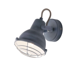 Φωτιστικό Τοίχου - Απλίκα I-Cuba-AP1 Grey Luce Ambiente Design Μέταλλο