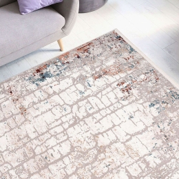 Χαλί Akropolis 125 Grey-Salmon Kayoom 200X300cm