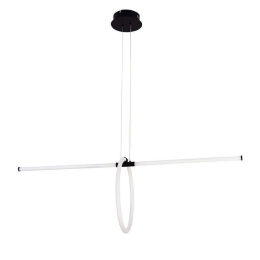 Φωτιστικό Οροφής Led 6021 120x40cm 2400Lm Black Inlight