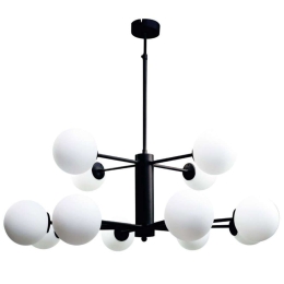 Φωτιστικό Οροφής 5315-12 90x70cm 12xG9 Black-White Inlight
