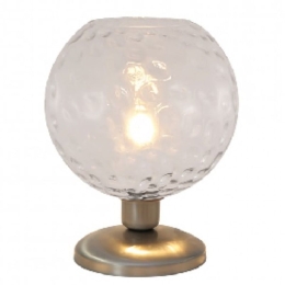 Φωτιστικό Επιτραπέζιο 3043-Transparent 18x30cm 1xE27 Clear-Bronze Inlight