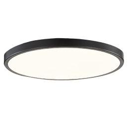 Φωτιστικό Οροφής - Πλαφονιέρα 42035-C Led Φ40x5cm 2240Lm 32W 3CCT Black Inlight