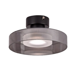 Φωτιστικό Οροφής - Πλαφονιέρα 43060 Led 20x10cm 1320Lm 12W 3CCT Fume-Black Inlight