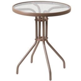 Τραπέζι 154553 Brown Φ 70X75 cm