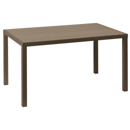 Τραπέζι Παραλ/μο Mε Polywood 223933 175x94x72cm Brown