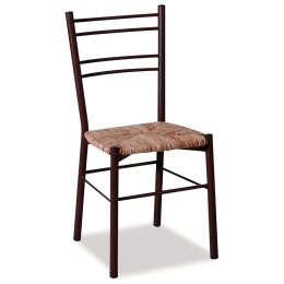Καρέκλα Ύδρα με Κάθισμα Ψάθα 22537 40x42x88cm Natural-Brown