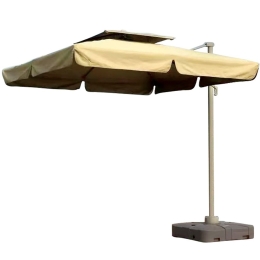 Ομπρέλα Τετράγωνη Γωνιακή 23899 300x300cm Beige