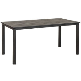 Τραπέζι Παραλ/μο Αλουμινίου 23989 120x70x76cm Grey