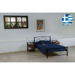 Κρεβάτι Μεταλλικό Βέλος Υπέρδιπλο 158x208 3663 Black Υπέρδιπλo Μέταλλο