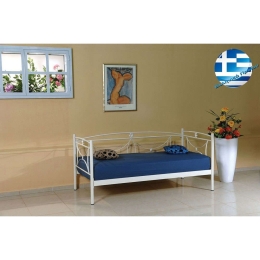 Καναπές - Κρεβάτι Μεταλλικός 198x98cm 3709 White Μέταλλο