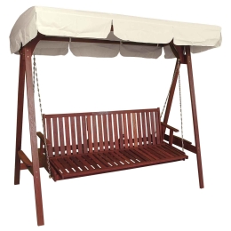 Κούνια-Κρεβάτι C 8066-R Brown Red 251,5X128,5Χ194,5 cm