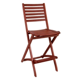Σκαμπό Πτυσσόμενο Ξύλινο 59x70x75 C3045-AR Red Shorea