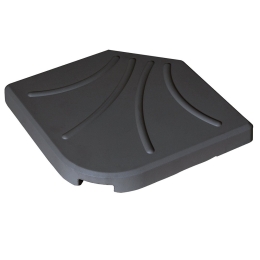 Bάση Ομπρέλας Γωνιακή DTH25-G 50x50cm Grey