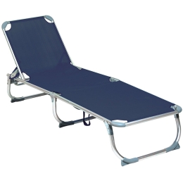 Ξαπλώστρα Παραλίας Πτυσσόμενη F1003E-B 187x58x30cm Blue