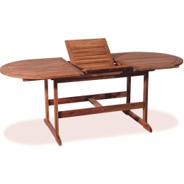 Τραπέζι Ξύλινο Επεκτεινόμενο MER 24 AC 180+60x100x72cm Natural