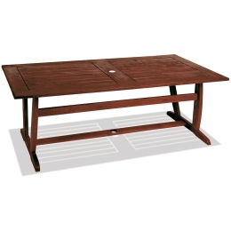 Τραπέζι Παραλ/μο Kwilla Tucson RKT-24 TUSCON 200x100x72cm Natural