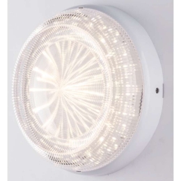 Φωτιστικό Οροφής - Τοίχου Capri LED-CAPRI-L-BCO 30W Led Φ25,4cm 7,6cm White Intec