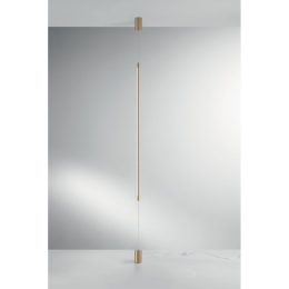 Φωτιστικό Δαπέδου Led-Gravity-PT-Oro Led 1728lm 3000K/4000K/6500K 120x6x6 Gold Luce Ambiente Design