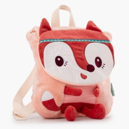 Τσάντα Πλάτης Alice LI84484 Υφασμάτινη Μαλακή 20x20cm Red Lilliputiens Ύφασμα