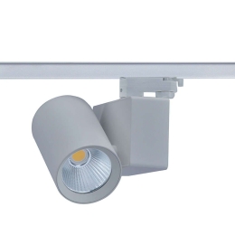 Σποτ Ράγας 4 Καλωδίων LISOR2040G4 Φ7,5x12x22cm Led 2100lm 20W 4000K Grey Aca
