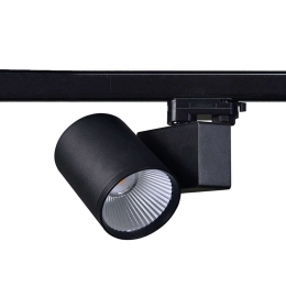 Σποτ Ράγας 4 Καλωδίων LISOR4030B4 10x12,5cm Led 4000lm 40W 3000K Black Aca