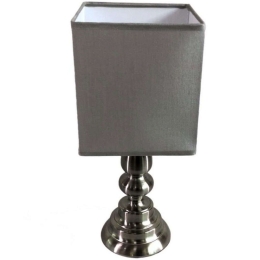 Φωτιστικό Επιτραπέζιο LK17639000 35cm E27 60W Silver Oriana Ferelli®