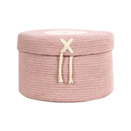 Καλάθι Αποθήκευσης Candy Box LOR-BSK-CANBO-VNU-L Vintage Nude 20Χ30Cm Lorena Canals Βαμβάκι-Μικροφίμπρα