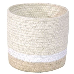 Καλάθι Αποθήκευσης Μίνι LOR-BSK-TRIC-IVO Ivory 15Χ15Χ15Cm Lorena Canals Βαμβάκι