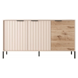 Μπουφές Rave L_RV_21_3d_b 153x82x40cm Beige-Natural