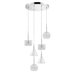 Φωτιστικό Οροφής Κρεμαστό 114-01047-13 6xG9 D40cm Clear Luma