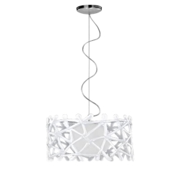 Φωτιστικό Οροφής Κρεμαστό 06152 1x15W LED E27 40x45cm White Luma