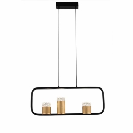 Φωτιστικό Οροφής - Ράγα 02312 GU10 65x45cm Black-Gold Luma