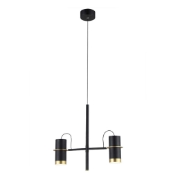 Φωτιστικό Οροφής - Ράγα 02314-06 GU10 40x45cm Black-Gold Luma