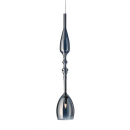 Φωτιστικό Οροφής Κρεμαστό 01158 G9 10x62cm Smoke Luma
