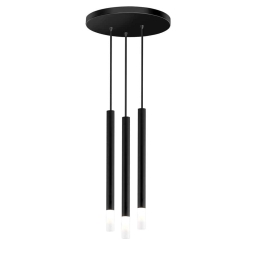 Φωτιστικό Οροφής 01224-07 G9 30cm Black Luma