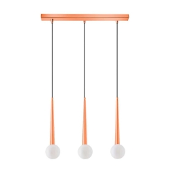 Φωτιστικό Οροφής - Ράγα 100-01392-07BR G9 70cm Copper Luma
