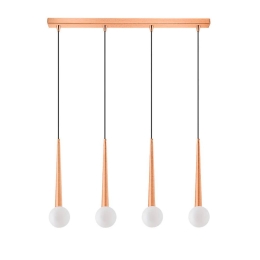 Φωτιστικό Οροφής - Ράγα 100-01392-09BR G9 85cm Copper Luma