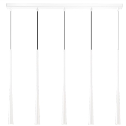 Φωτιστικό Οροφής - Ράγα 01371-12BR G9 100cm White Luma
